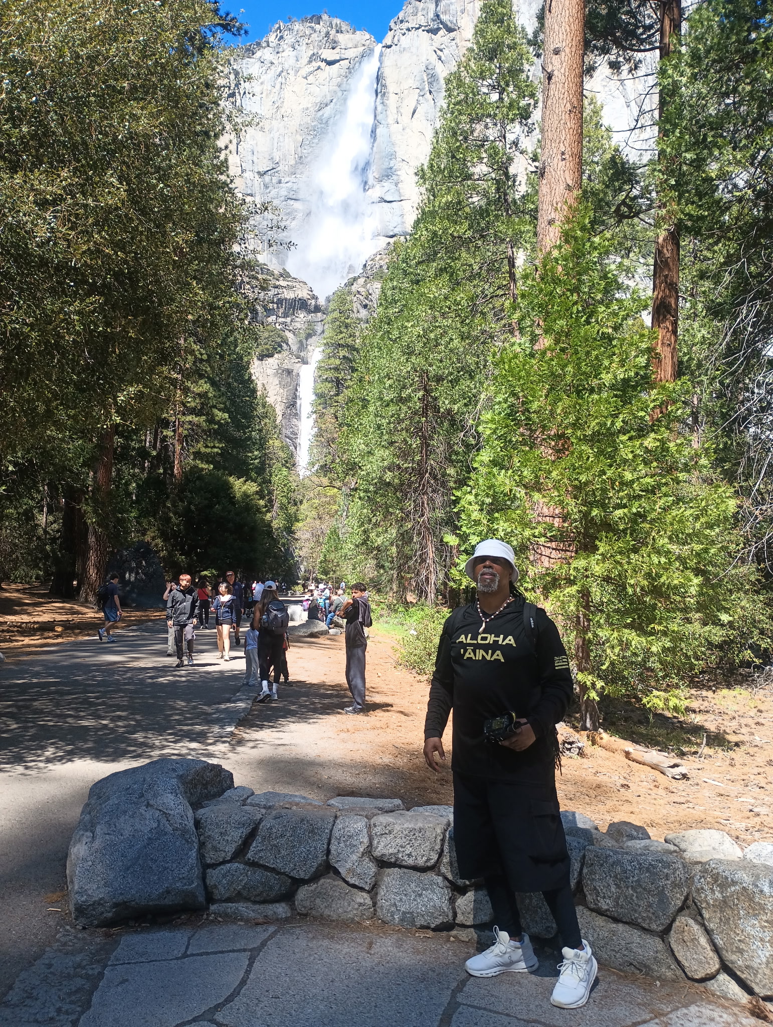 Rodney Alamo Brown visiting Yosemite
